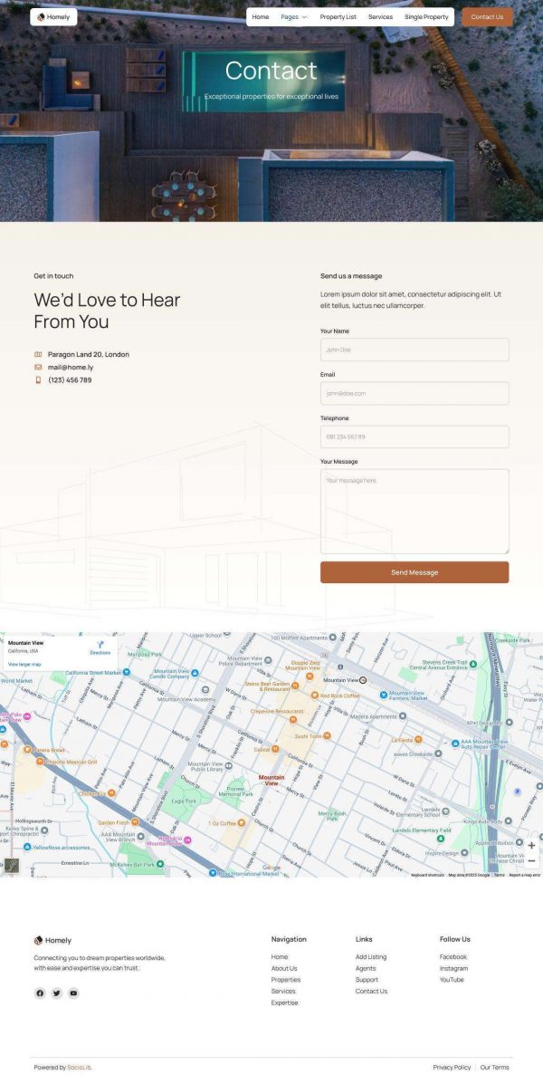 Homely - Real Estate & Property Listing Elementor Template Kit
