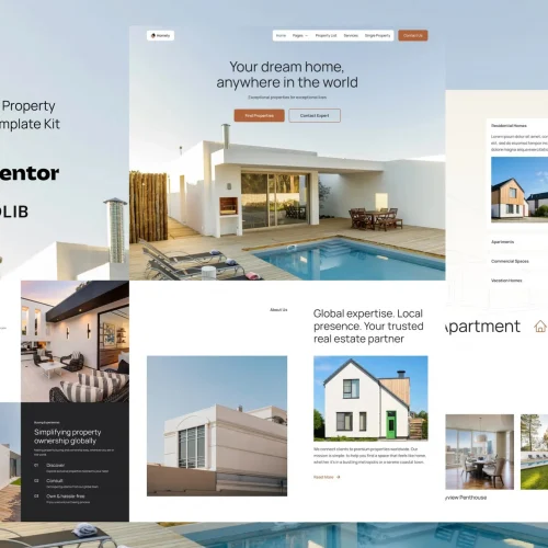 Homely - Real Estate & Property Listing Elementor Template Kit
